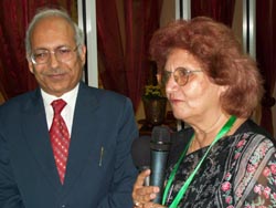 barbados 2 - Mrs Asha Mirchandani with Ashok K. Sharma